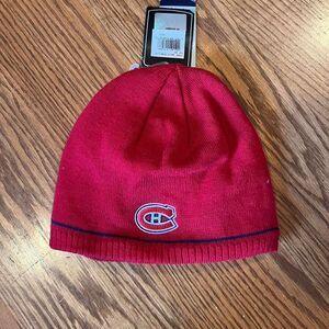 Y2K reebok hockey Montreal canadians‎ reversible beanie (new with tags)